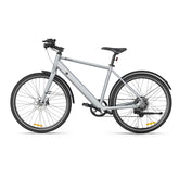 Bicicletta elettrica DYU Stroll 1 in grigio con telaio elegante e ruote sottili
